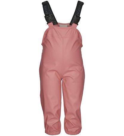 En Fant Rainwear w. Suspenders - PU - Old Rose