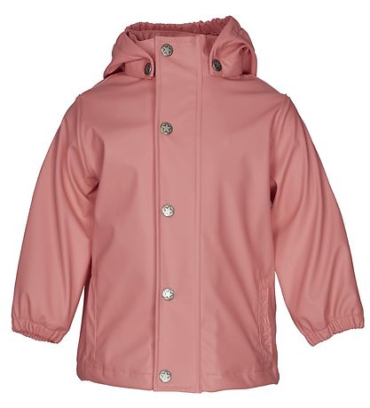 En Fant Rainwear w. Suspenders - PU - Old Rose