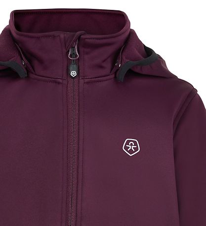 Color Kids Softshell Jacket Jacket - Potent Purple