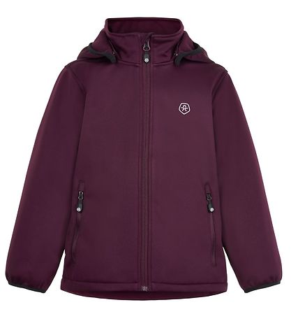 Color Kids Softshell Jacket Jacket - Potent Purple