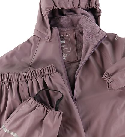 CeLaVi Rainwear w. Fleece - Recycle PU - Moonscape