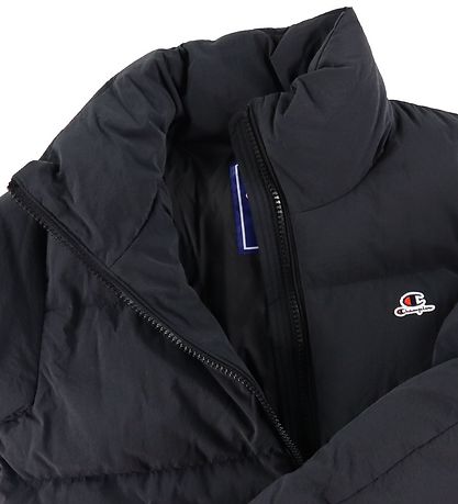 Champion Fashion Puffer Jacket - Black w. Logo