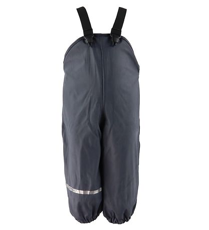 CeLaVi Rainwear w. Suspenders/Fleece - Recycle PU - Dark Navy