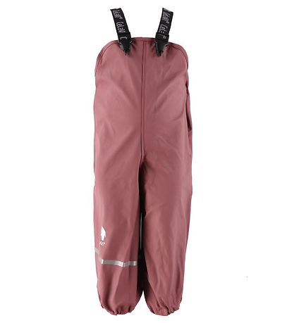 CeLaVi Rainwear w. Suspenders - PU - Rose Brown