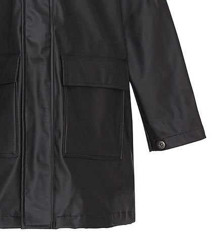 Ver de Terre Rain Jacket - PU - Black