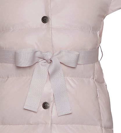 Ver de Terre Down Gilet w. Belt - Rose Powder