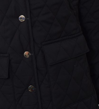 Hound Coat - Quilted - Schwarz