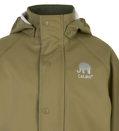 CeLaVi Regnföt - PU - Khaki