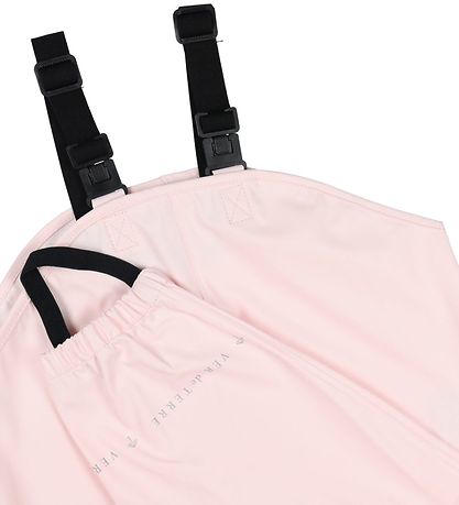 Ver de Terre Rainwear w. Suspenders - PU - Rose Powder