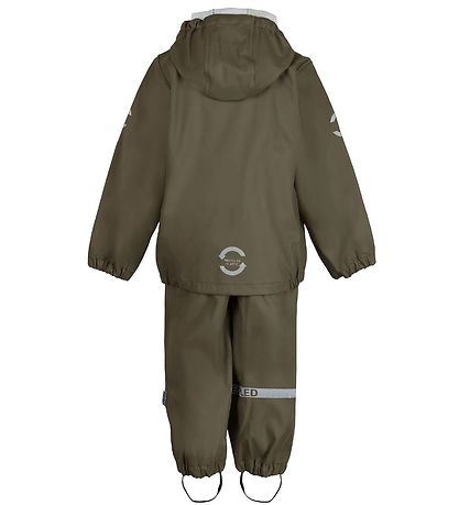 Mikk-Line Regnkläder - Återvunnet - PU - Dusty Olive