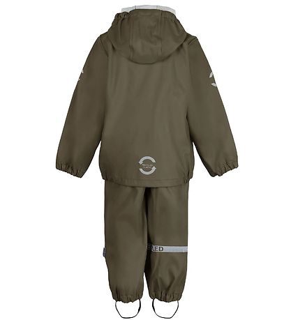 Mikk-Line Rainwear - Recycled - PU - Dusty Olive