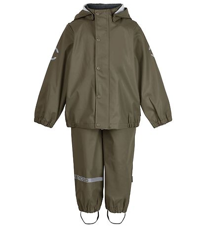 Mikk-Line Rainwear - Recycled - PU - Dusty Olive