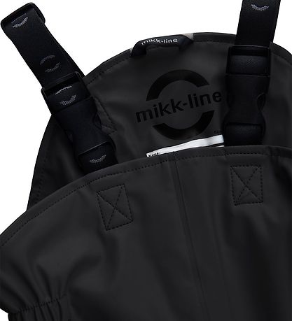 Mikk-Line Regnföt M. axlaböndum - PU - Endurunnið - Black