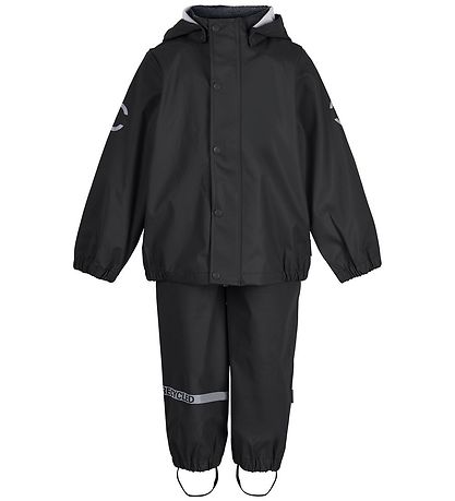 Mikk-Line Regnföt M. axlaböndum - PU - Endurunnið - Black