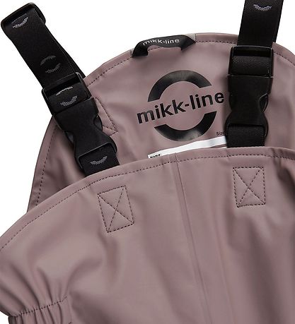 Mikk-Line Rainwear w. Suspenders - PU - Recycled - Adobe Rose