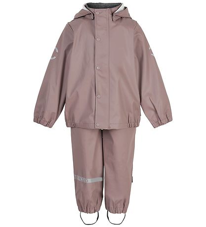 Mikk-Line Regenkleidung m. Träger - PU - Recycelt - Adobe Rose