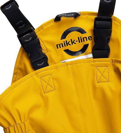 Mikk-Line Rainwear w. Suspenders - PU - Recycled - Sunflower