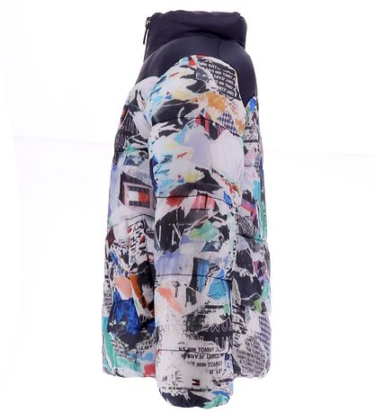 Tommy Hilfiger Puffer Jacket - Rwb Collage Pouf - White All-Over