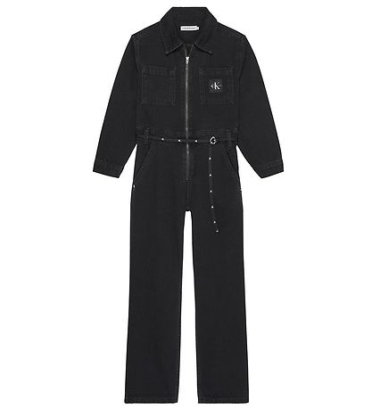 Calvin Klein Jumpsuit - Soft tvttad Black