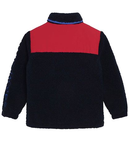 Little Marc Jacobs Fleece Jacket - Urban Jungle - Navy w. Blue/R
