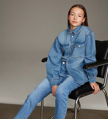 Petit by Sofie Schnoor Overhemd - Denim - Light Blue