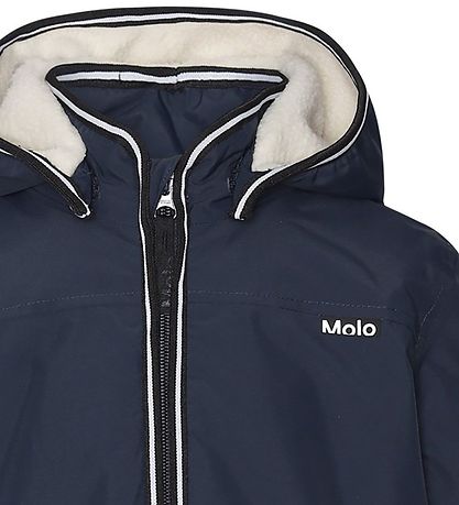Molo Rain Jacket w. Padding - Winner - Galaxy Blue