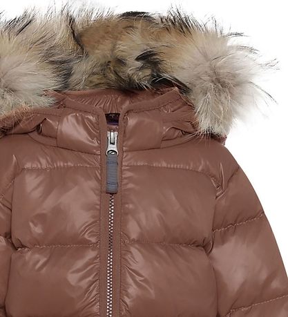 Ver de Terre Down Jacket w. Fur - Brownie