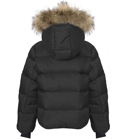 Ver de Terre Down Jacket w. Fur - Black