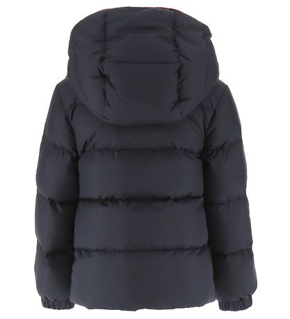 Moncler dunjacka - Dunjacka - Marinblå m. Röd