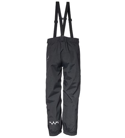 Isbjrn of Sweden Shell pants w. Suspenders - Hurricane - Black