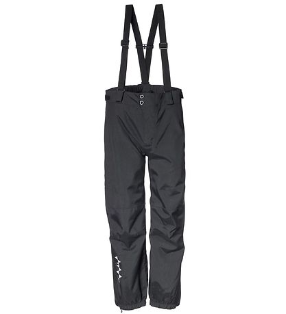 Isbjrn of Sweden Shell pants w. Suspenders - Hurricane - Black