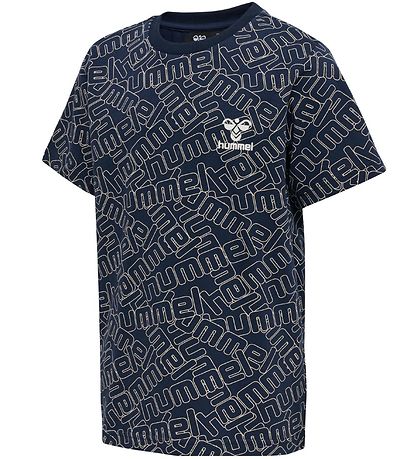Hummel Stuttermabolur - hmlCooper - Black Iris