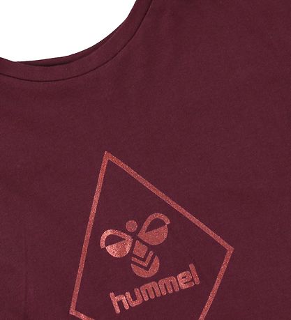 Hummel Stuttermabolur - hmlLuna - Windsor Wine