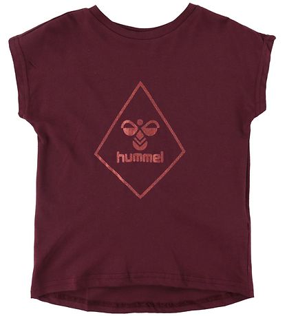 Hummel Stuttermabolur - hmlLuna - Windsor Wine