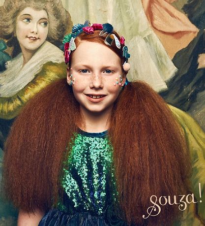 Souza Búningur - Kjóll - Marie-Ella - Blár/Grænt