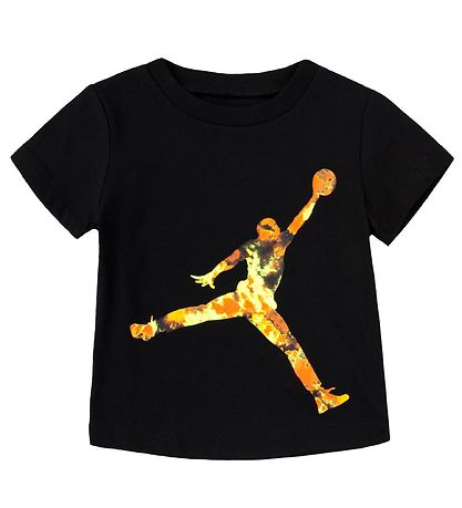 Jordan Sweat Shorts/T-shirt - Jumbo Jumpman - Team Orange/Black 