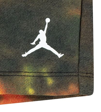 Jordan Sweat Shorts/T-shirt - Jumbo Jumpman - Team Orange/Black 