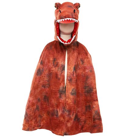 Great Pretenders Búningur - Skikkju - Grandasaurus T-Rex - Rautt