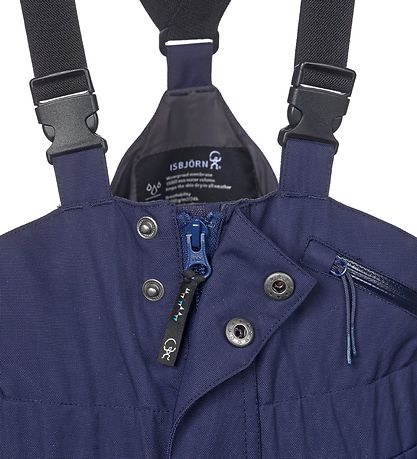 Isbjörn of Sweden Ski Pants w. Suspenders - Powder - Navy