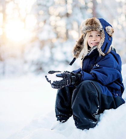 Isbjörn of Sweden Beanie - Squirrel - Navy