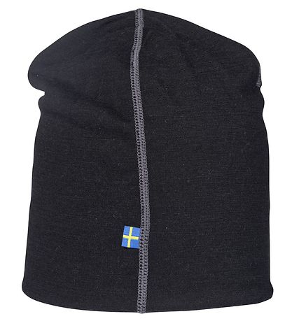 ISBJRN OF SWEDEN Beanie - Wool/Bamboo - Husky - Black