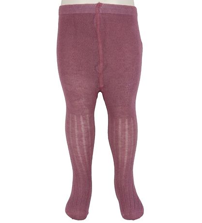 Minymo Strumpfhosen - Wolle - Rib - 2er-Pack - Orchid Haze