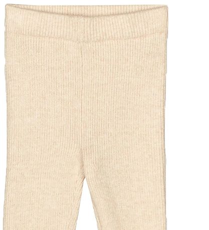 Fliink Leggings - Prjónað - Benna Rib - Sandshell
