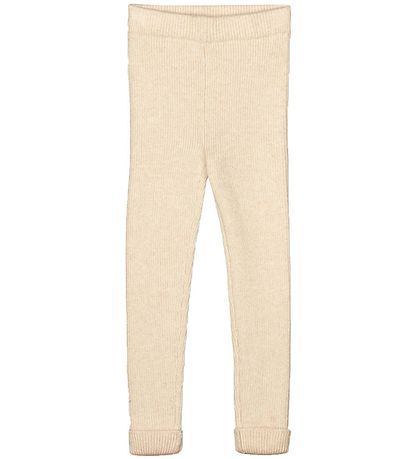 Fliink Leggings - Prjónað - Benna Rib - Sandshell