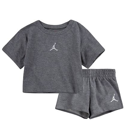 Jordan T-shirt/Shorts - Essential - Gråmelerad