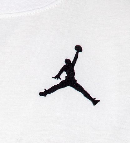 Jordan Stuttermabolur - Jumpman Air - Hvítur M. Lógó