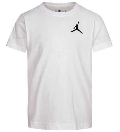 Jordan Stuttermabolur - Jumpman Air - Hvítur M. Lógó