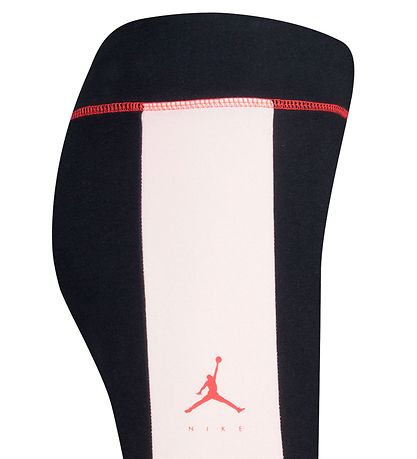Jordan Leggings - BIG Jumpman X Nike - Black w. Pink/Neon