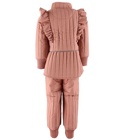 En Fant Thermokleidung - Alt Rose m. Rüschen