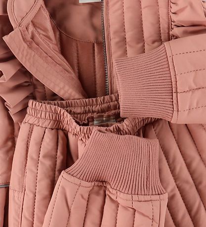 En Fant Thermokleidung - Alt Rose m. Rüschen